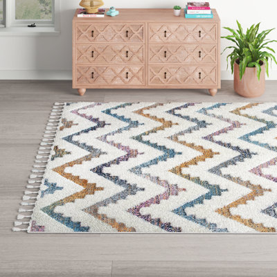 Mercedes MercedesPower Loom Chevron Area Rug 