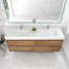 Base de meuble-lavabo mural 72 po Moreno avec plateau en acrylique renforcé Moreno-480673382