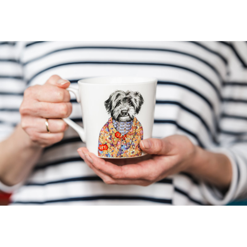 Tipperleyhill Cockapoo Print Porcelain Mug, 380ml