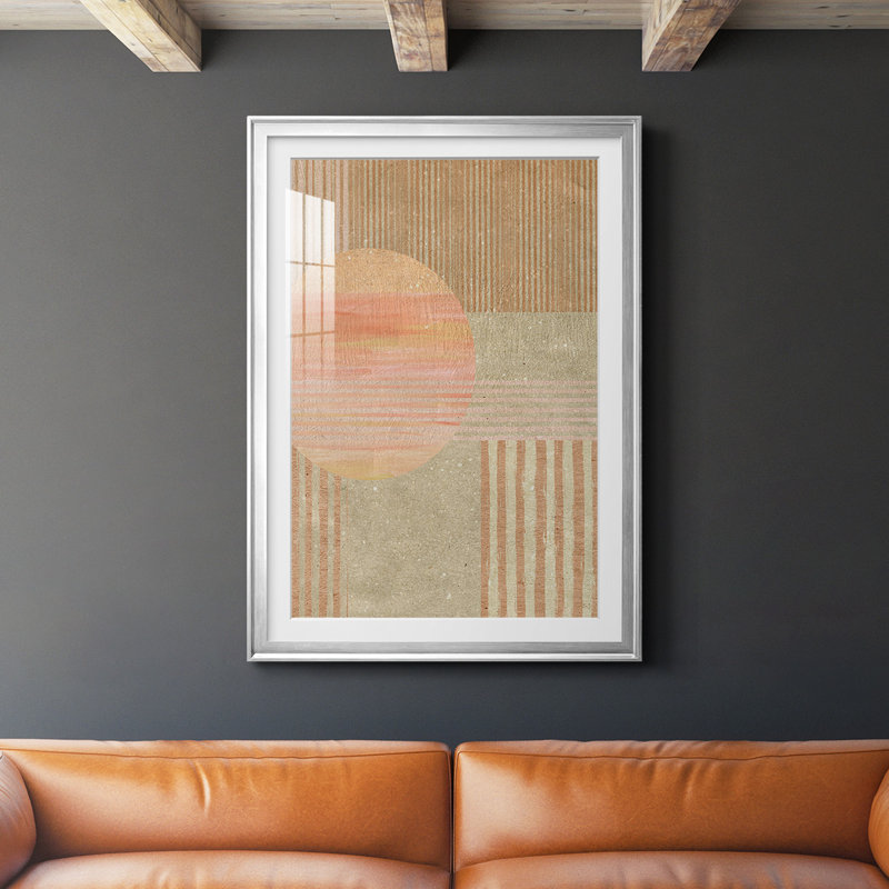 Adobe Sunrise I, reproduction encadrée de qualité supérieure - prête à être accrochée 46902, H 36,5 po x l 26,5 po x P 1 po