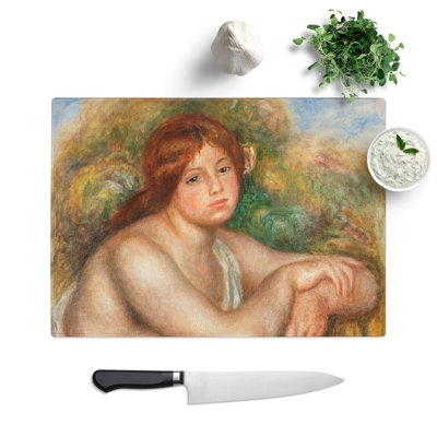 Nude Woman Vol.3 by Pierre-Auguste Renoir Chopping Board