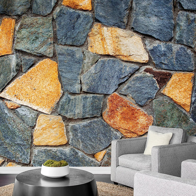Stone Peel & Stick Border, 100" L x 144" W