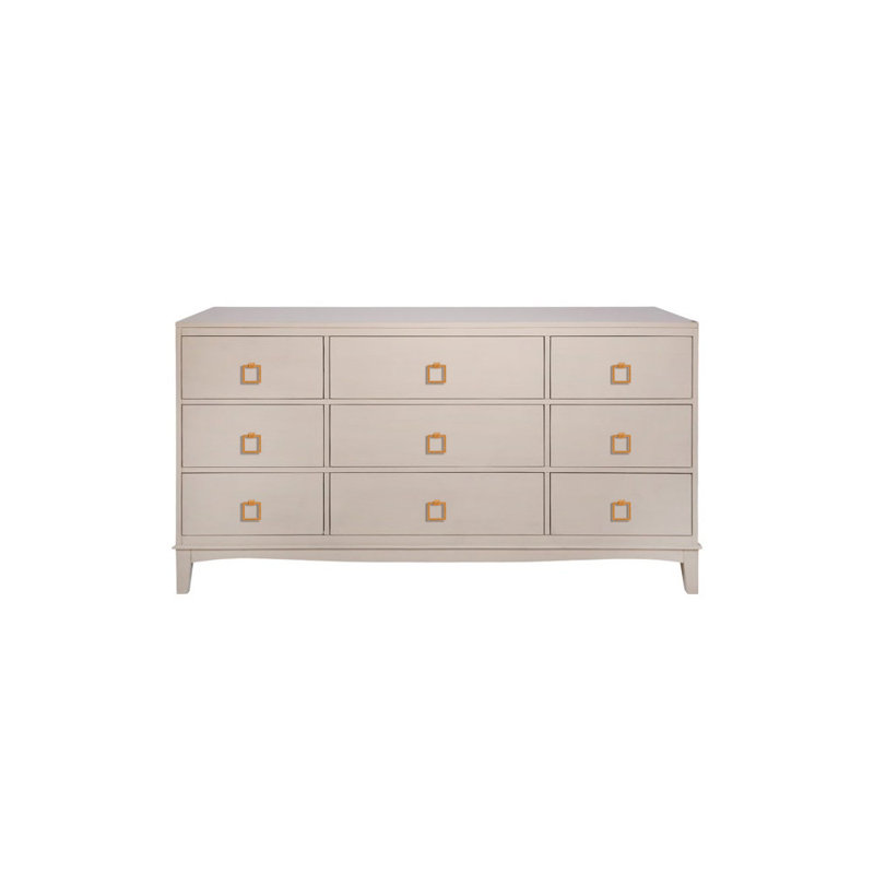 Jackson 9-Drawer 72" W Dresser, Antique White