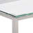 Lorraina 35.4'' Glass Top Console Table-1492381421