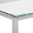 Lorraina 35.4'' Glass Top Console Table