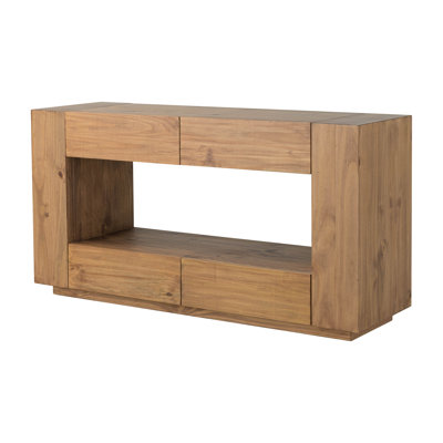 Table de canapé, finition chêne