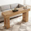 Console en bois, table d'appoint, table de salon rectangulaire derrière le canapé-1072911281