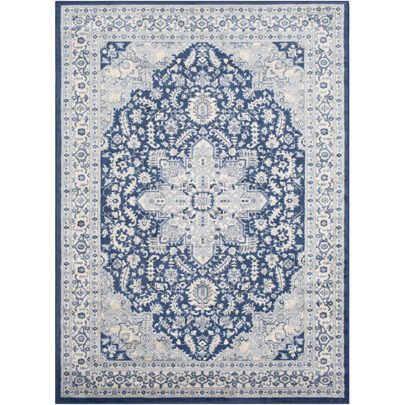 Swaney Oriental Indoor Rug, Rectangle 6'7" x 9'6"