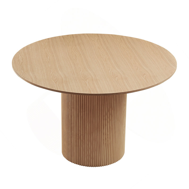 Table de salle à manger 47,24 pouces en panneau de fibres à densité moyenne pour table de salle à manger