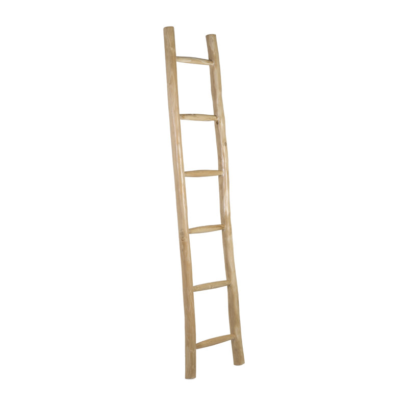 Wood 4 Towel Rack, Natural