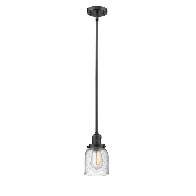 Hardison 1 - Light Single Pendant, Seedy, Oil Rubbed Bronze