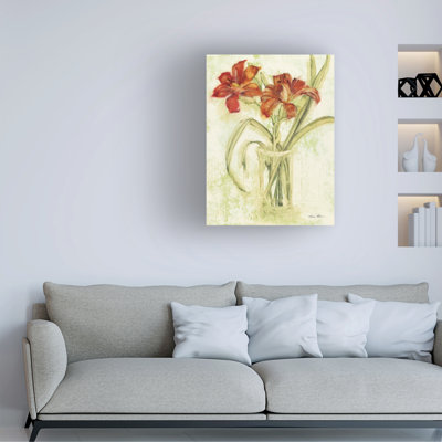 Art sur toile «bolivi Cheri Blum Vase of Day Lilies IV»