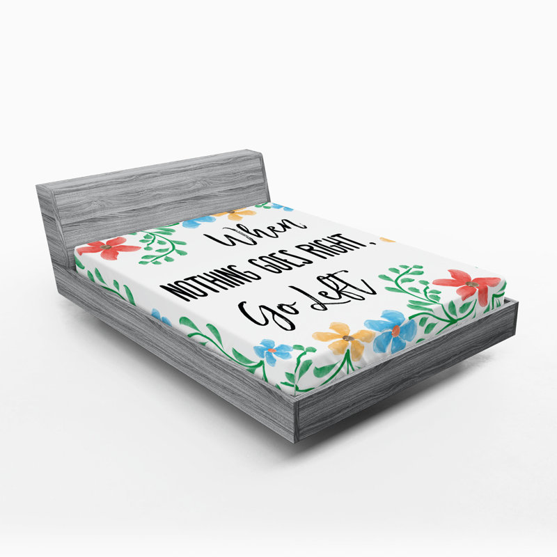 Multicolore drap-housse Ambesonne, Drap-housse de taille double