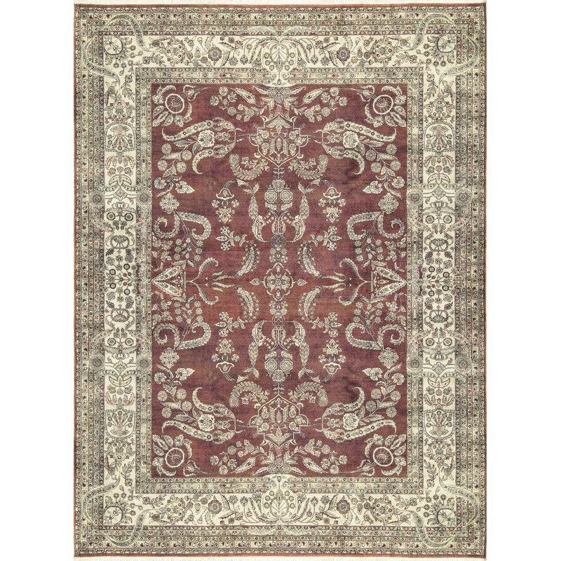 Sarouk Wool Oriental Area Rug