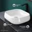 Lavabo vasque carré en céramique Château 18