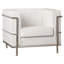 Fauteuil en similicuir avec barre double-407295040