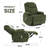 Ultra-Comfortable Corduroy Electric Recliner Chair - 135° Forward & Backward Adjustment, Heated Massage-2041309613