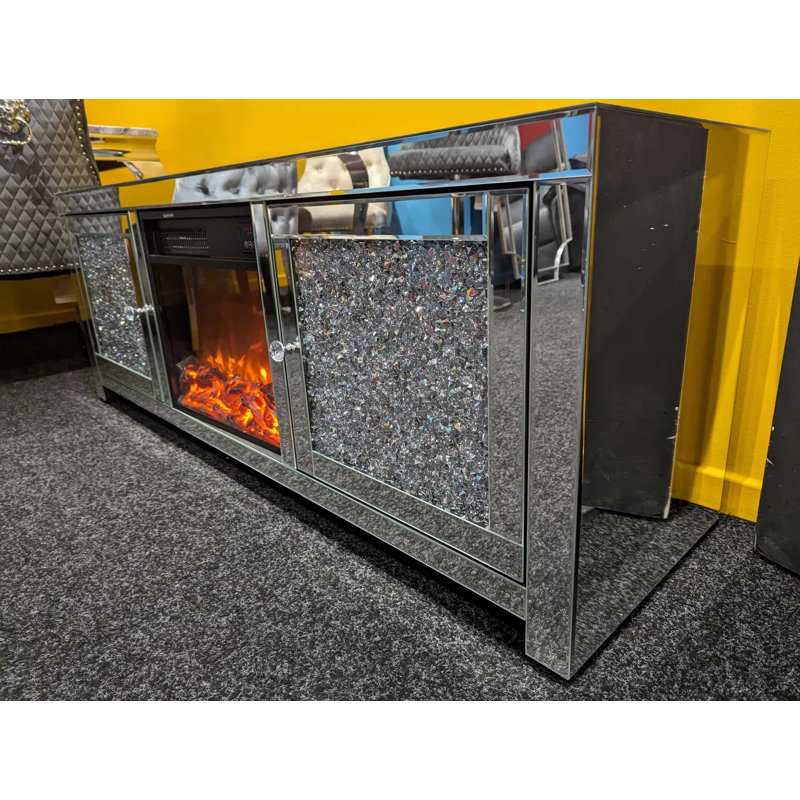 Nova TV Stand for TVs up to 65" with Fireplace Included