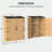 4 ft. 7 in. W x 1 ft. 5 in. D Solid Wood Vertical Tool Shed