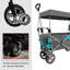 Wagon utilitaire pliable avec auvent amovible