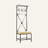 Ahjanay Hall Tree 24'' Wide with Bench and Shoe Storage-489964737