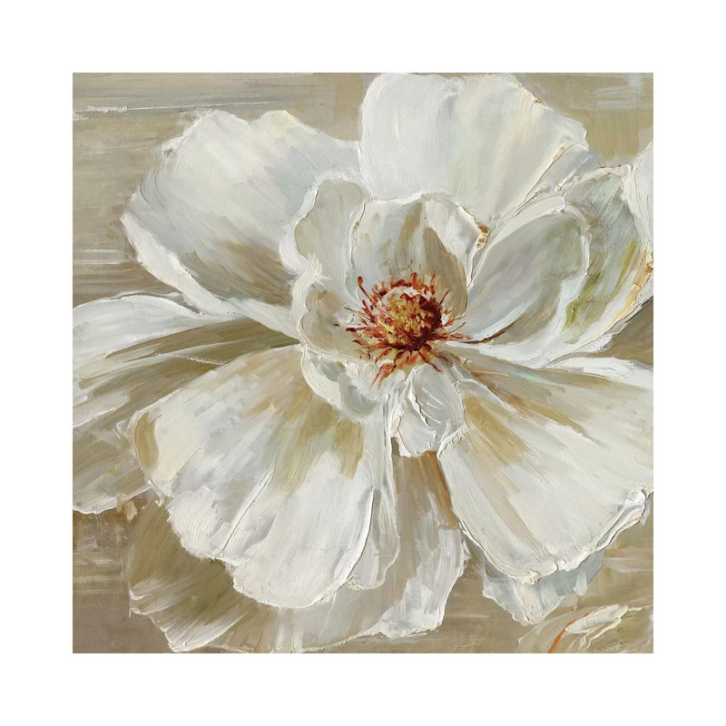 Bloomin' Beauty I by Sally Swatland - Wrapped Canvas Painting, 45.72 cm H x 45.72 cm W x 3.175 cm D