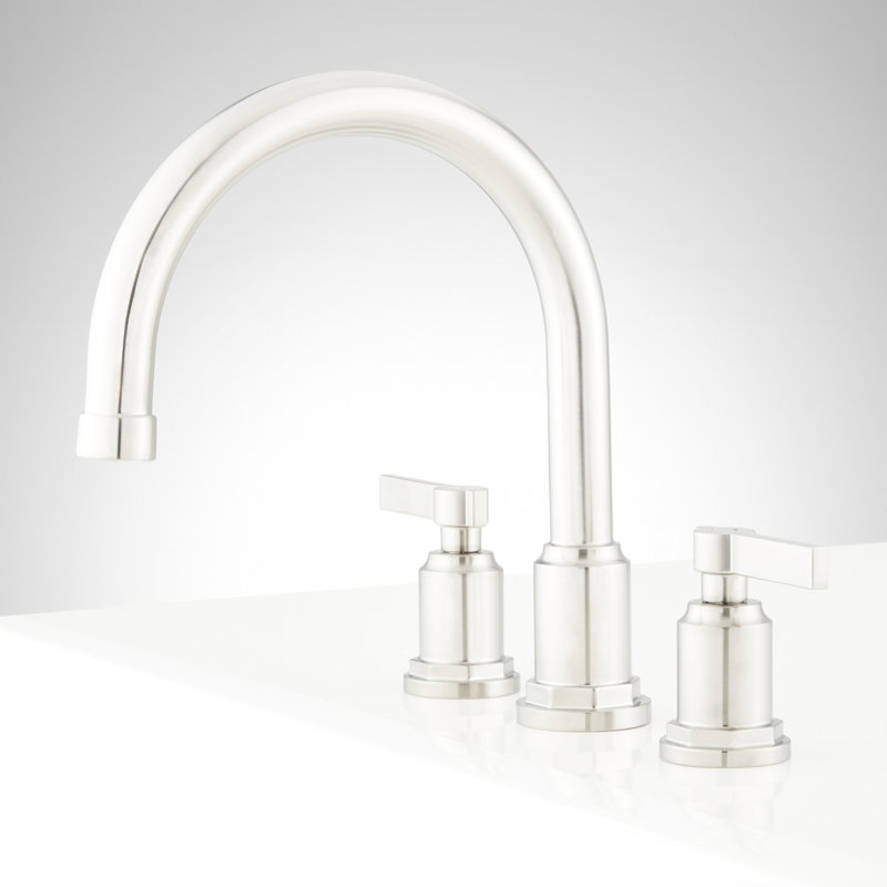 Greyfield Deck Mounted Roman Tub Filler Faucet - less Valve, Brushed Nickel