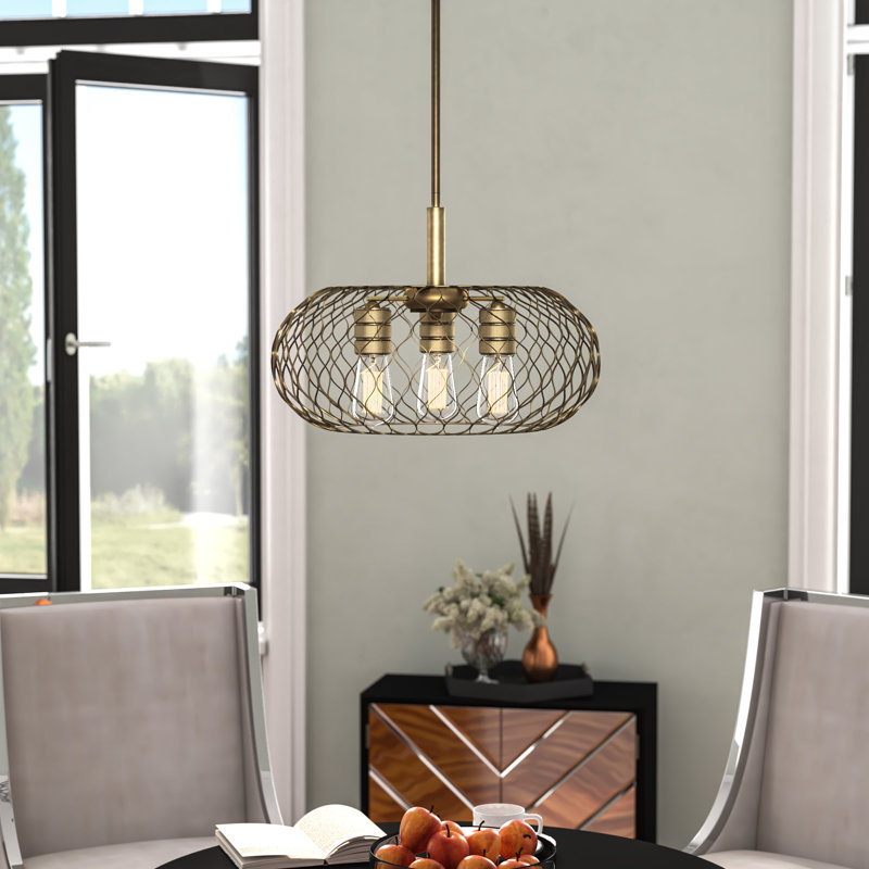 Lustre tambour 3 lumières Devin