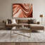 «Gradient Abstract», art mural sur toile beige-1736389449