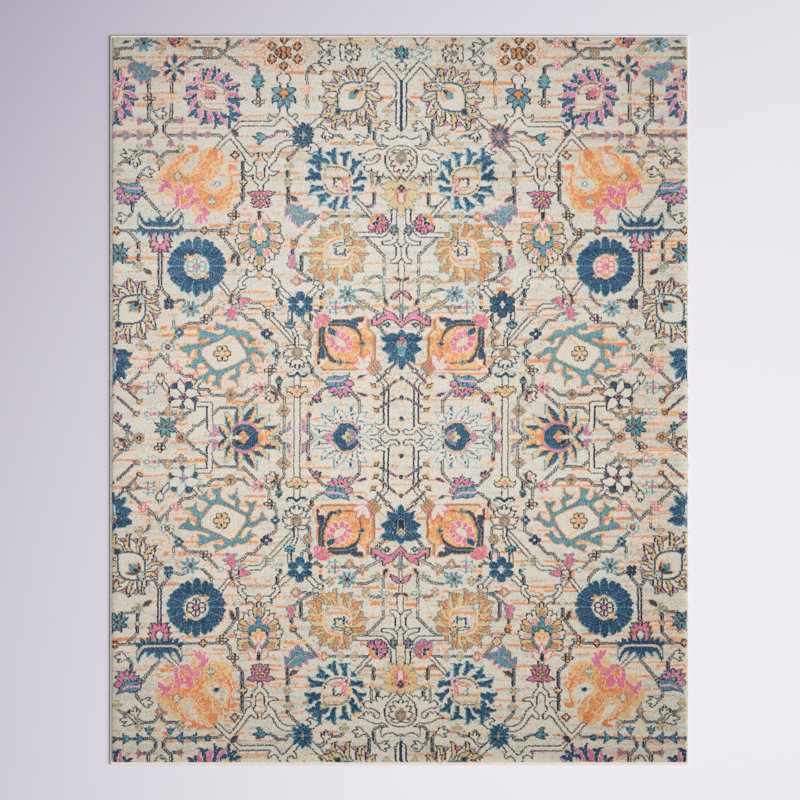 Doyon Floral Indoor Rug, Rectangle 9' x 12'