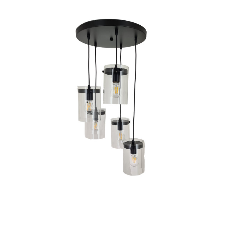 Lambrecht 5 - Light Cluster Pendant, Black