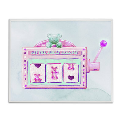Pink Pastel Slots Giclee Art by Ziwei Li