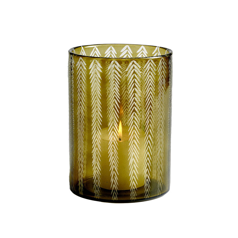 10'' H Glass Tabletop Pillar