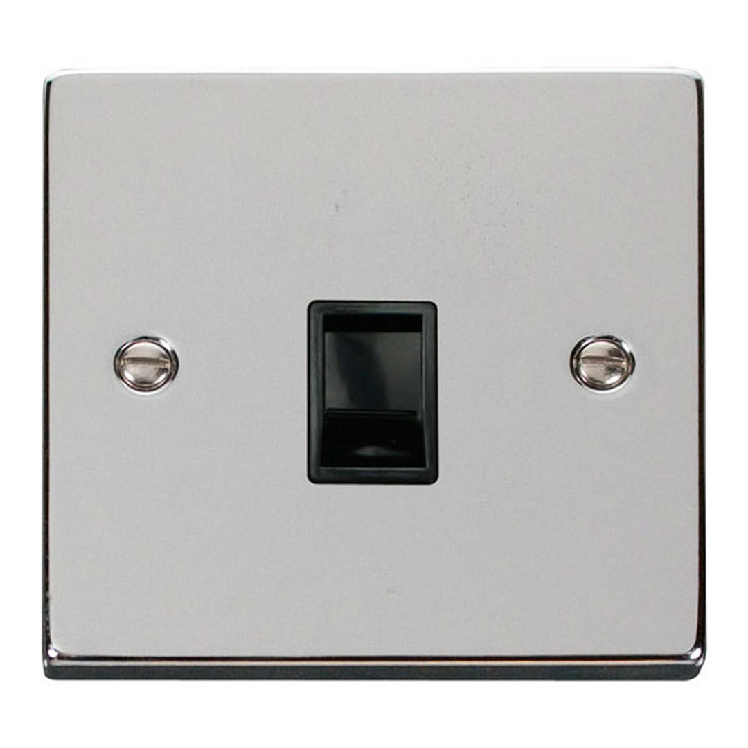 Polished Chrome Rj11 Socket