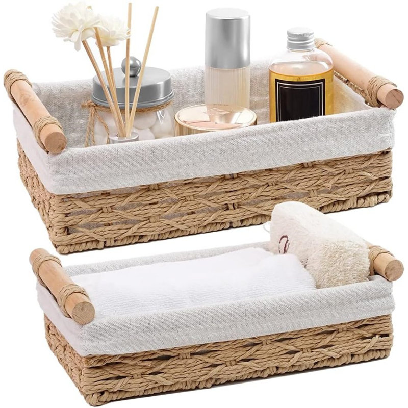Red Barrel Studio® Decorative Basket, Beige