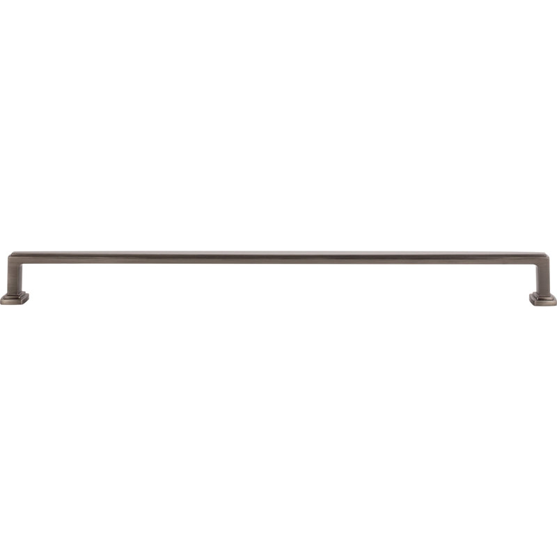 Richard Bar Pull, Brushed Pewter, 12"