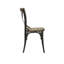 Chaise en métal avec siège en bois 74541-1958881876