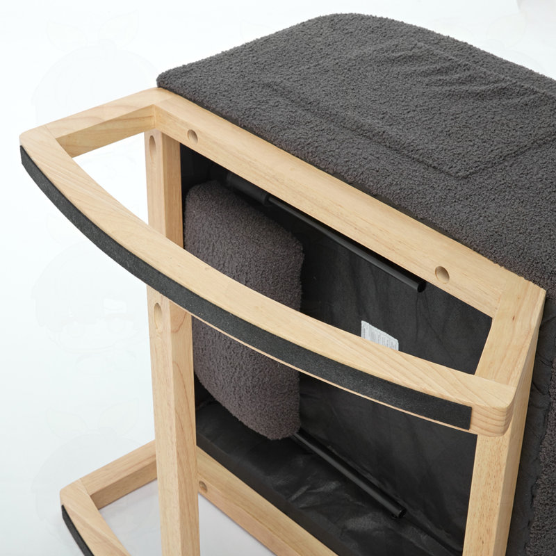 Chaise berçante Modern, Gris