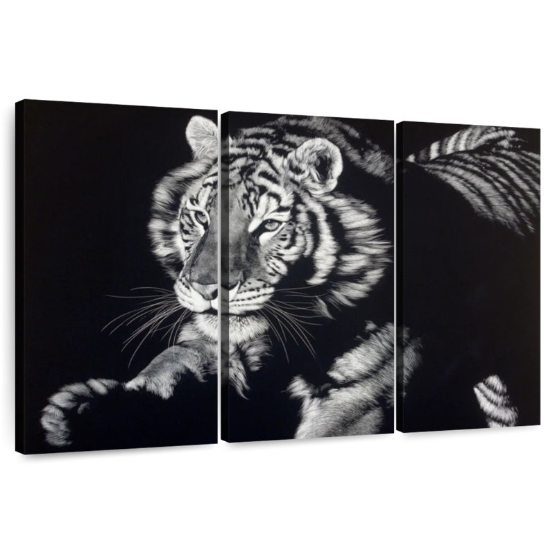 Brampt Eyes Burning Bright, 48" H x 74" W