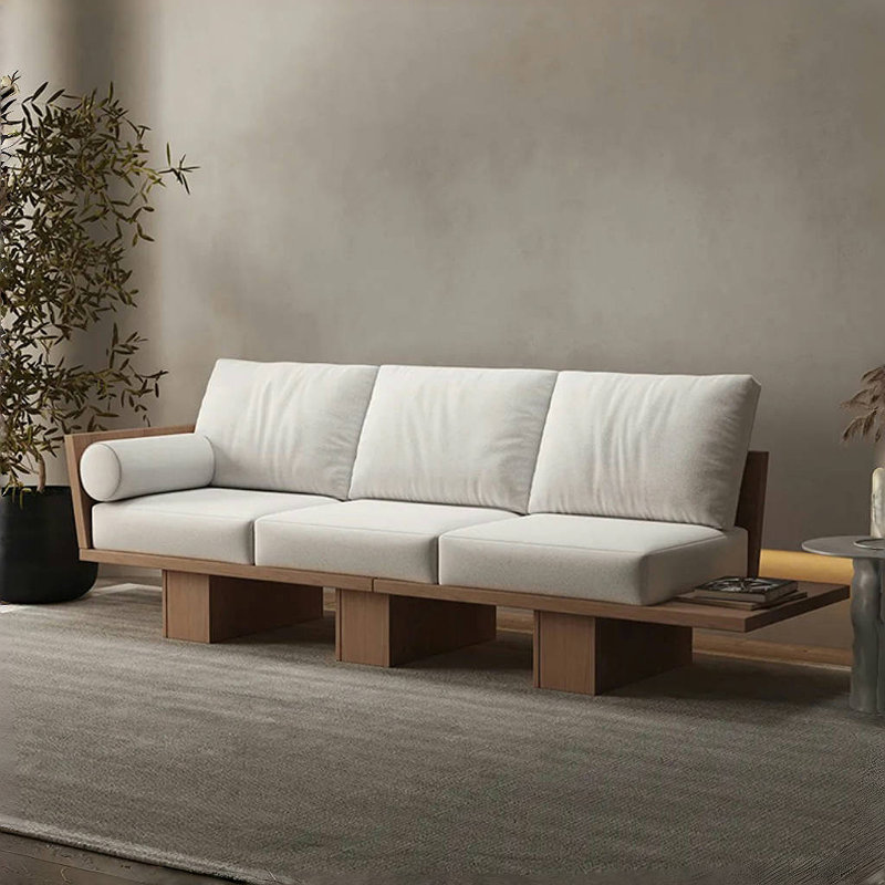 Modern Simple Solid Wood Sofa