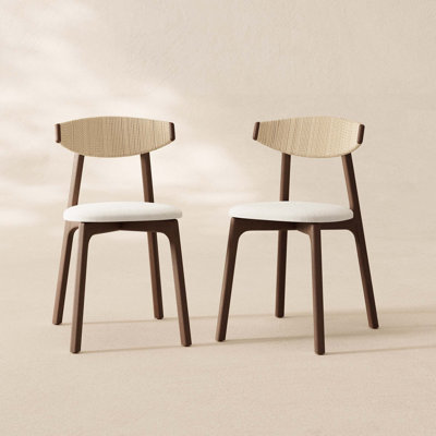 Chaises de salle à manger tissées