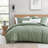 DKNY Modern Waffle 100% Cotton 3 Piece Comforter Set-78604655-73482682