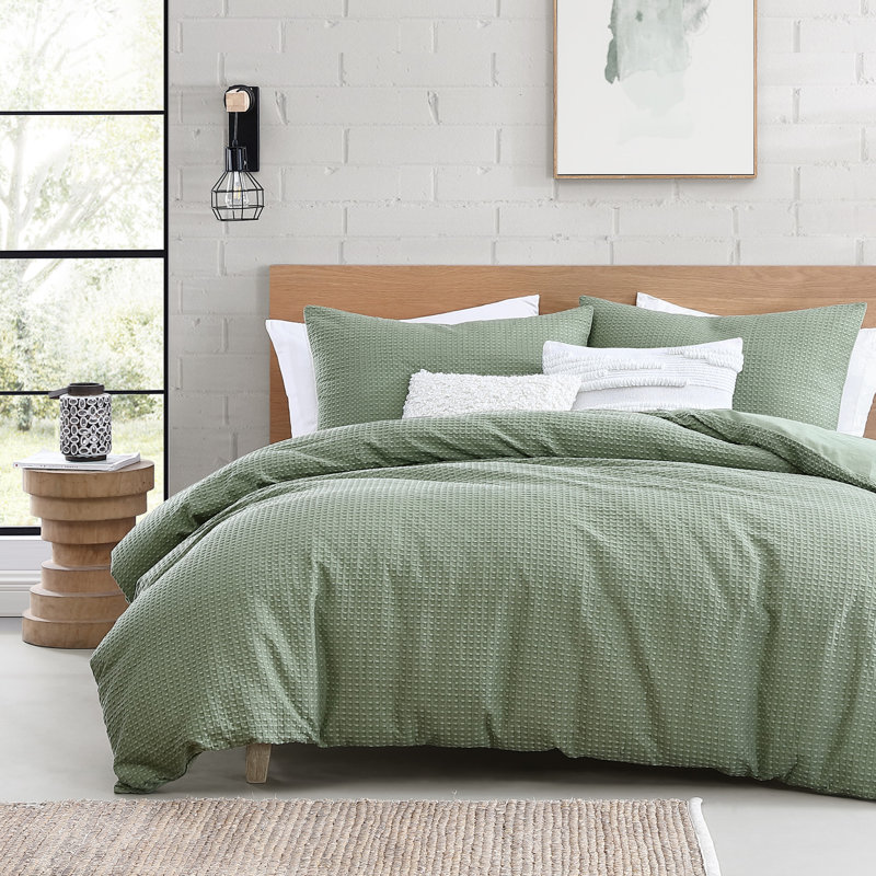 White Full Cotton Comforter Set with Shams
