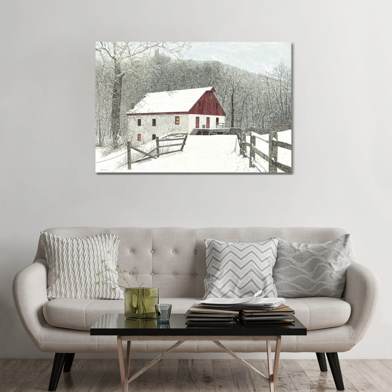 Grist Mill par James Redding - reproduction d'art, H 32 po x l 48 po x 1,5 po, Aucun mat, Toile tendue
