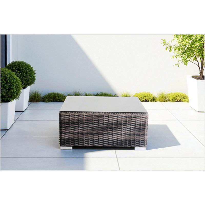 Minnesota Outdoor Coffee Table - Durable, No-Assembly, And Stylish For Patios And Balconies, Multicolor