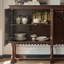 Buffet en noyer massif et bois manufacturé