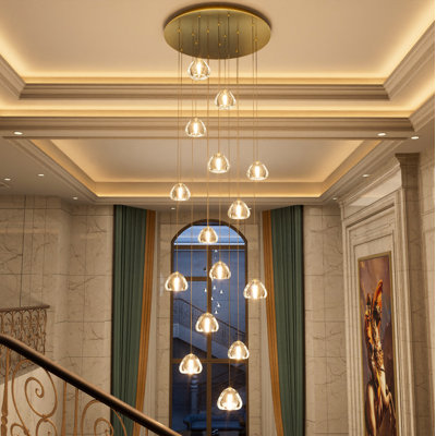 15-light Dimmable Crystal Chandelier