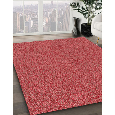 Tapis 100% à motifs lavables à la machine 2989PAT3715RD