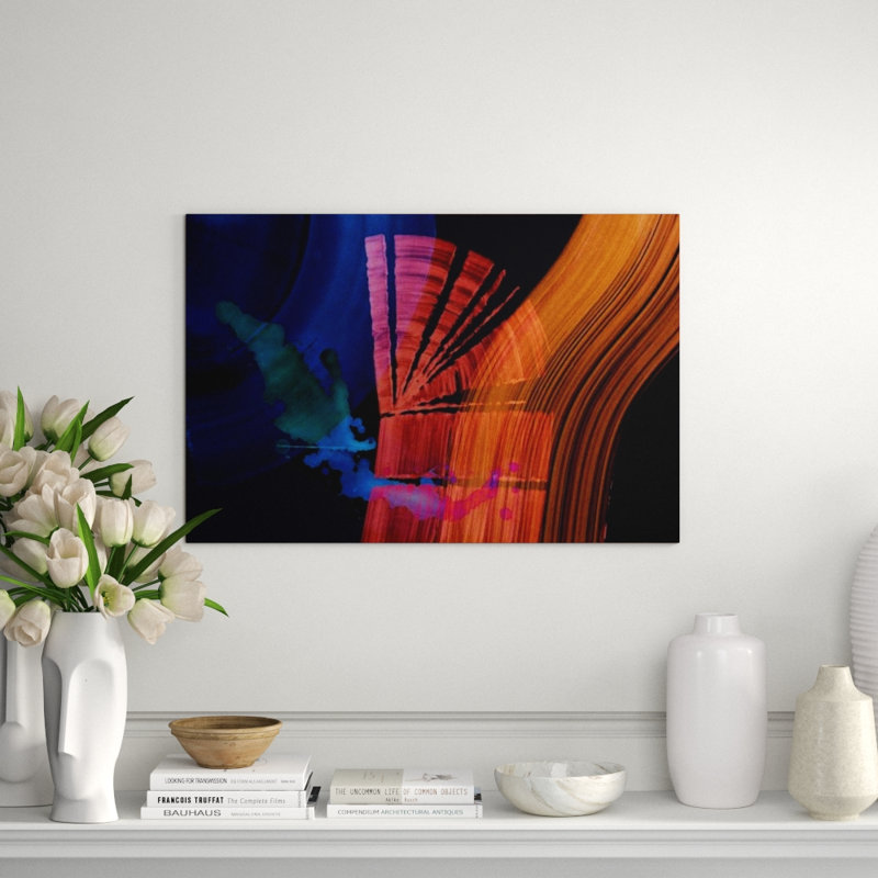 Neon Stroke I Print by Elle Youngstrom, Outdoor, 30" H x 45" W x 2" D