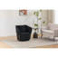 Fauteuil pivotant d'appoint avec rangement, fauteuil moderne en bois et velours côtelé pour la maison